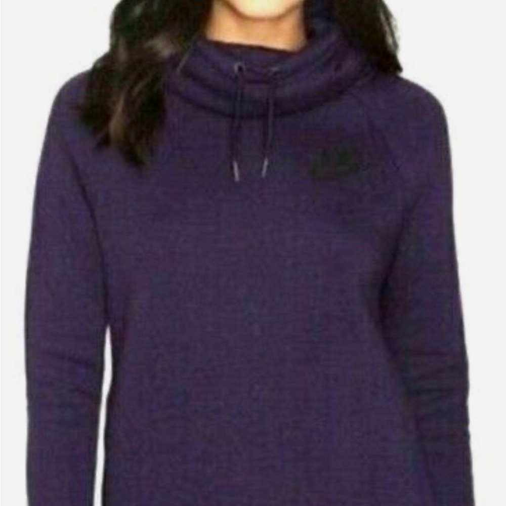 Nike Rally Funnel Neck Deep Purple Hoodie Sweatshirt Size XL Casual Athleisure